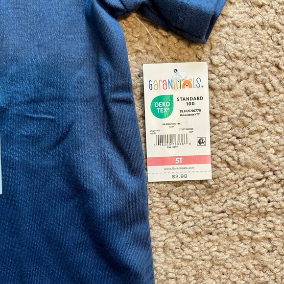 Garanimals Navy Blue Sea Graphic Tee - Picture 6 of 6